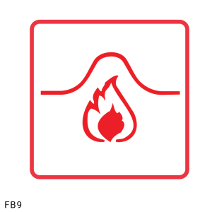 Location Of Fire Blanket safety sign (FB9)